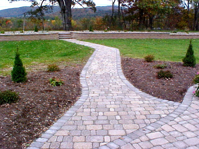 looking back from patio